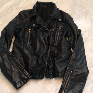 Free People Motorcycle Jacket
